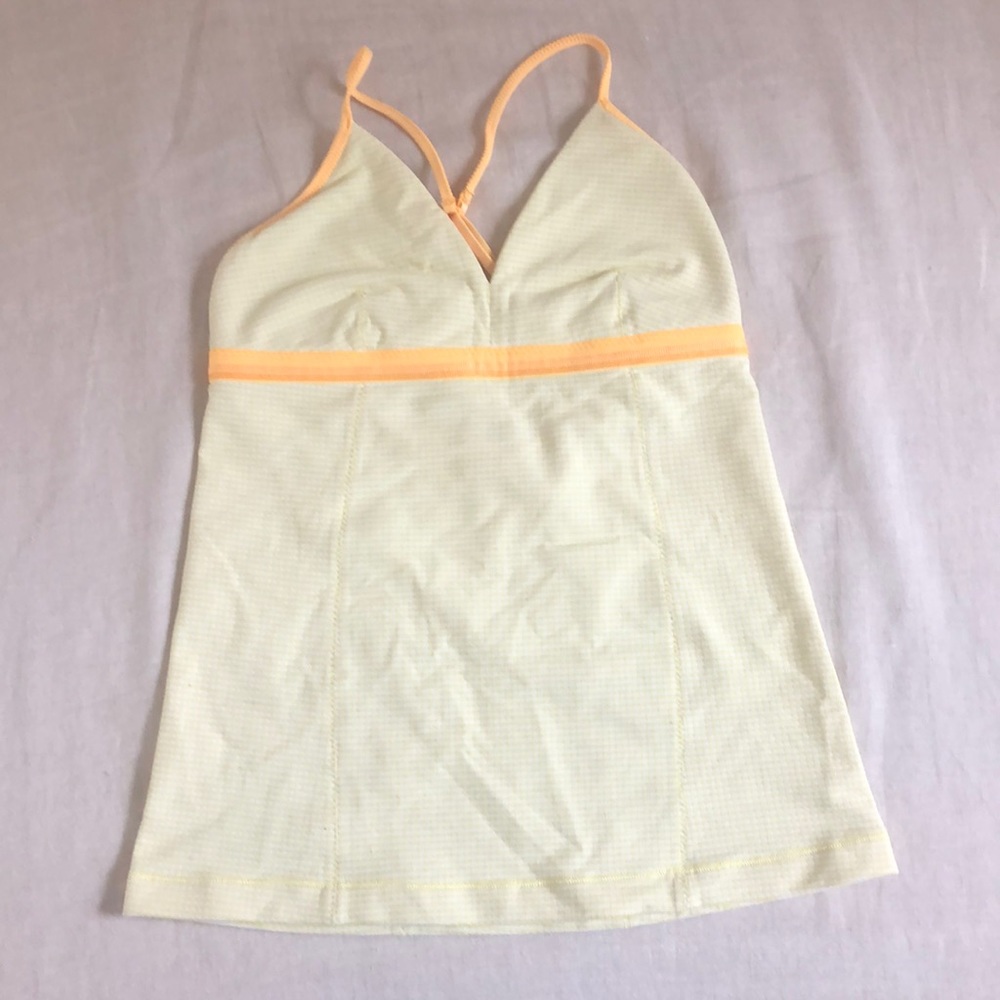 NWOT LuluLemon athletica yellow workout top